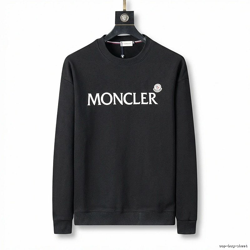 Moncler simple-style black sweatshirt