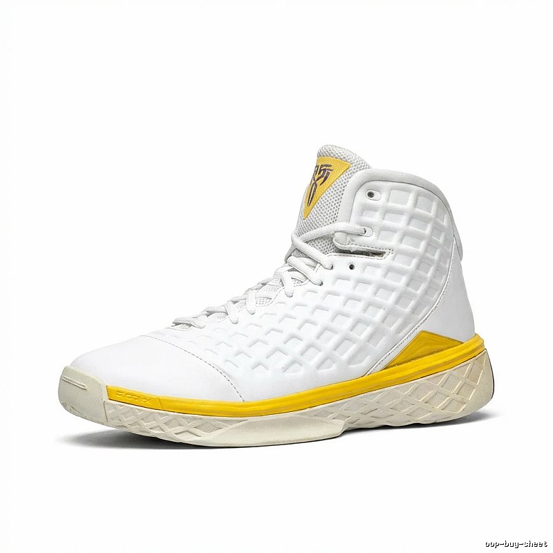Nike KOBE White-Yellow Sporty Basketball Shoes