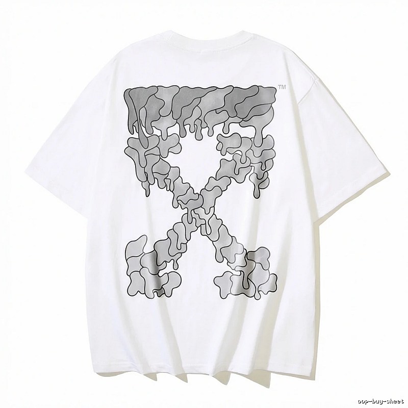 Off-White Gradient Style White T-shirt