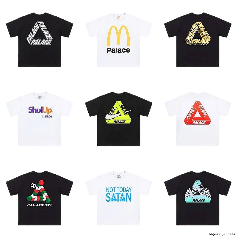 Palace Triangle Series Street Style Multicolor T-shirt