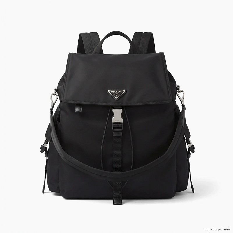 Prada classic black backpack