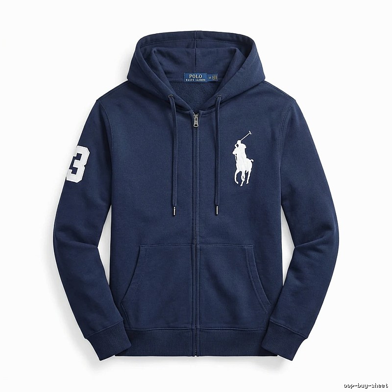 Ralph Lauren sporty dark blue hoodie