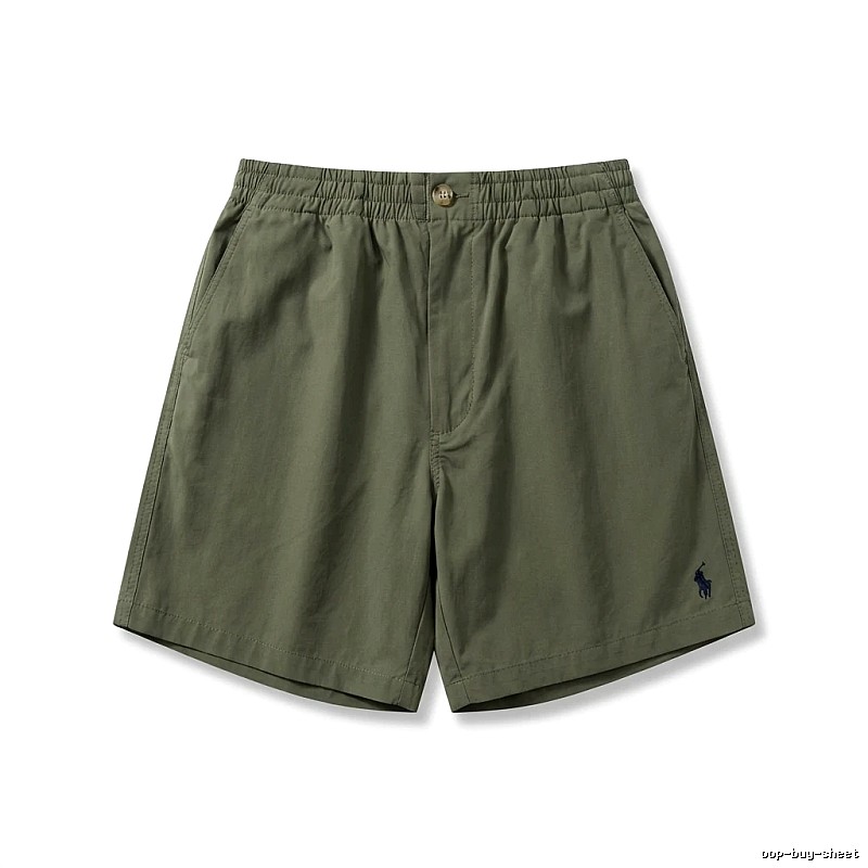 Ralph Lauren's casual-style military green shorts