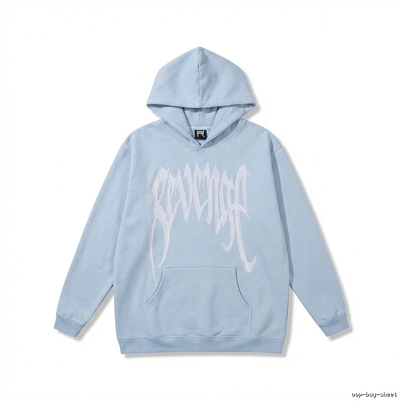 Revenge trendy and cool style light blue sweatshirt