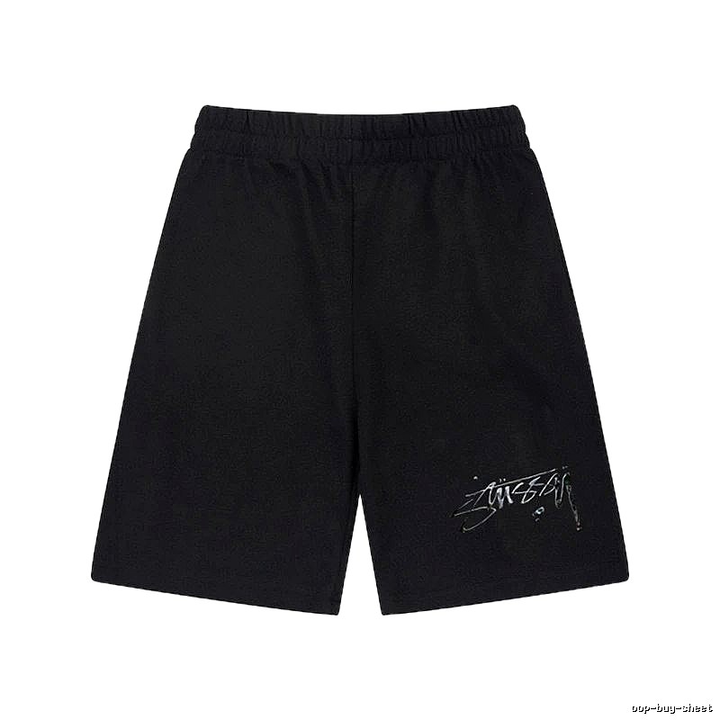 Stussy Basic Style Trendy Black Shorts