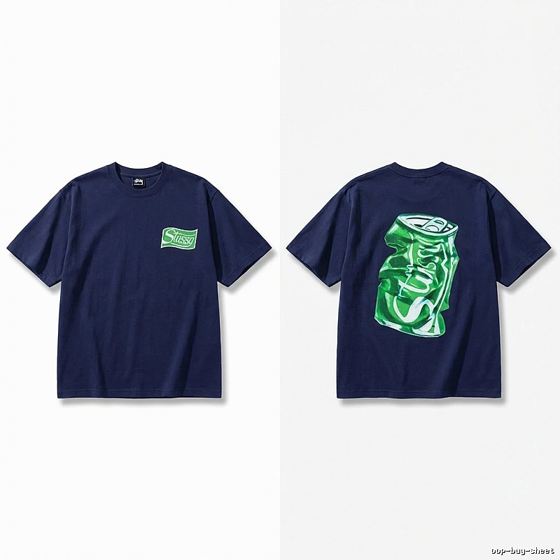 Stussy Cola Print Short-Sleeve T-Shirt