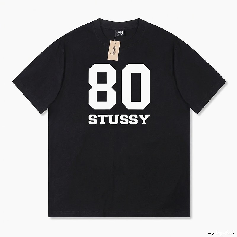 Stussy digital style black T-shirt