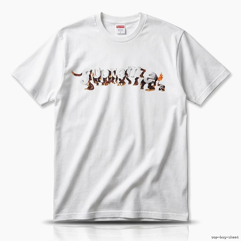 Supreme Animal Print White T-shirt
