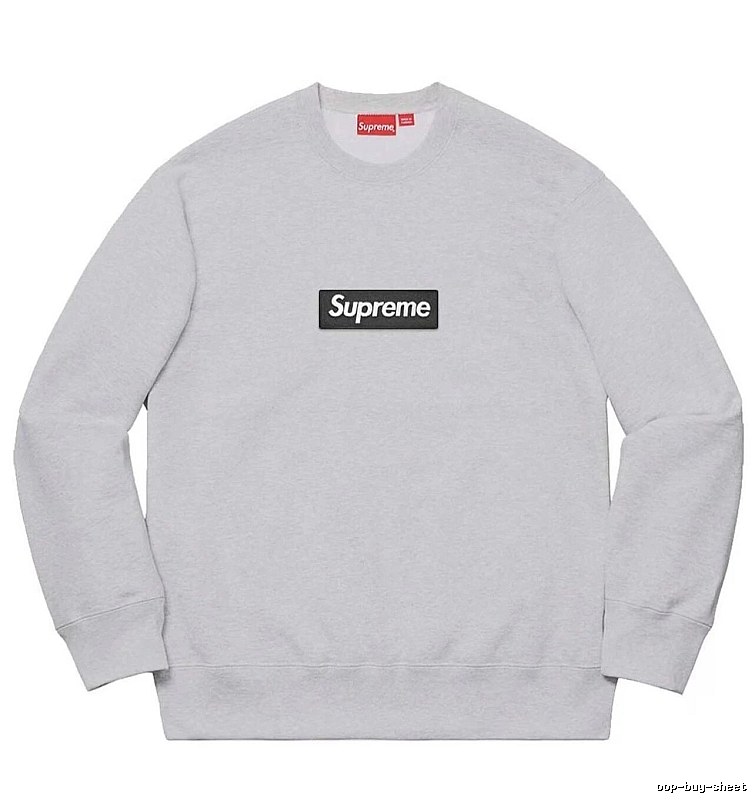 Supreme Classic Logo hoodie Gray Red Oversized with Travel-Friendly Style