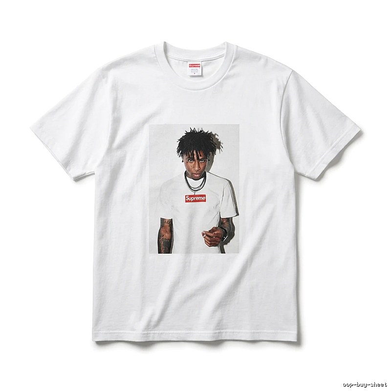 Supreme Portrait Style White T-shirt