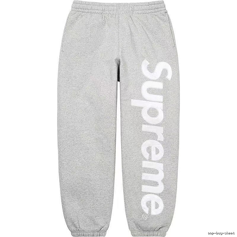 Supreme Sport Logo hoodie Gray Red Oversized for Collection Drops