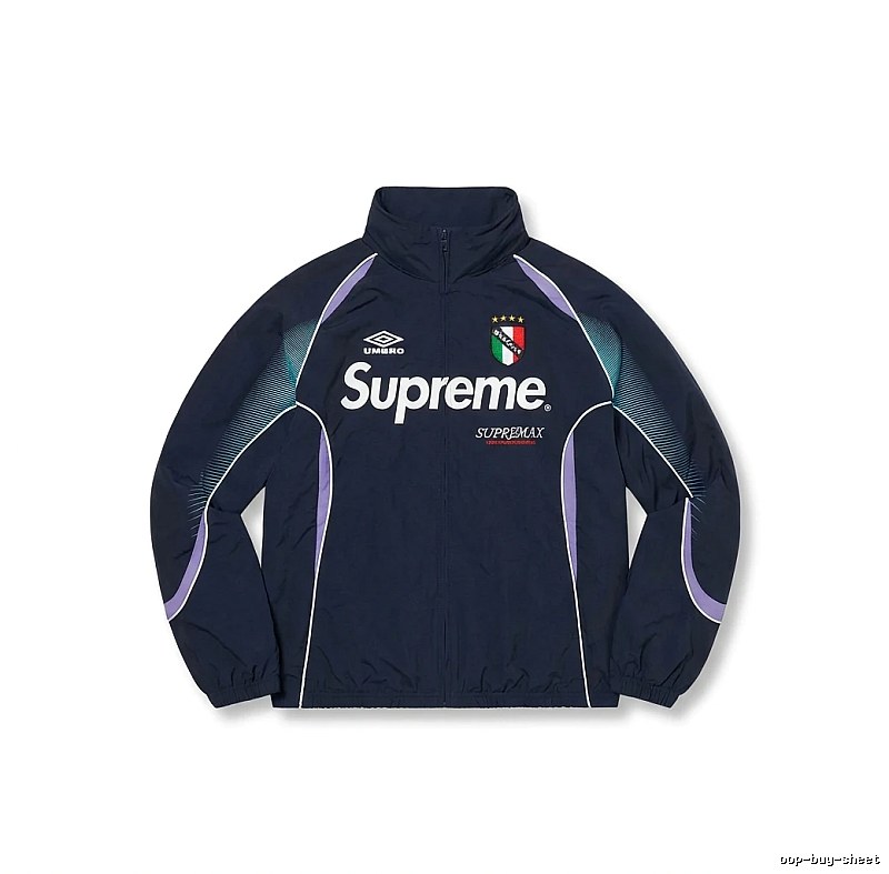 Supreme sporty dark blue jacket