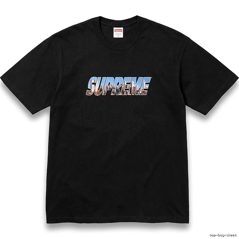 Supreme Urban Style Black T-shirt