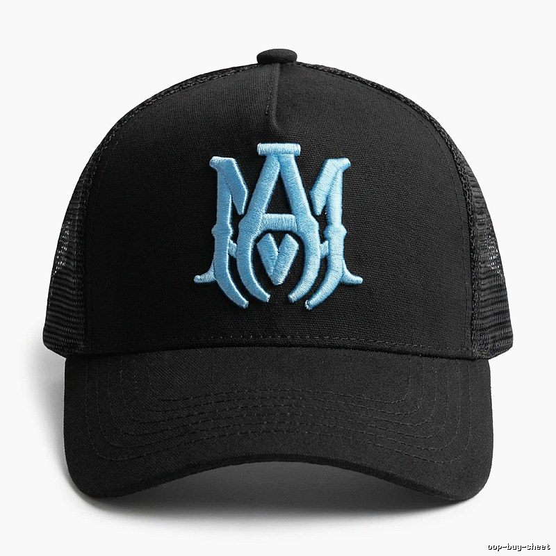 The classic black baseball cap of AMIRI.