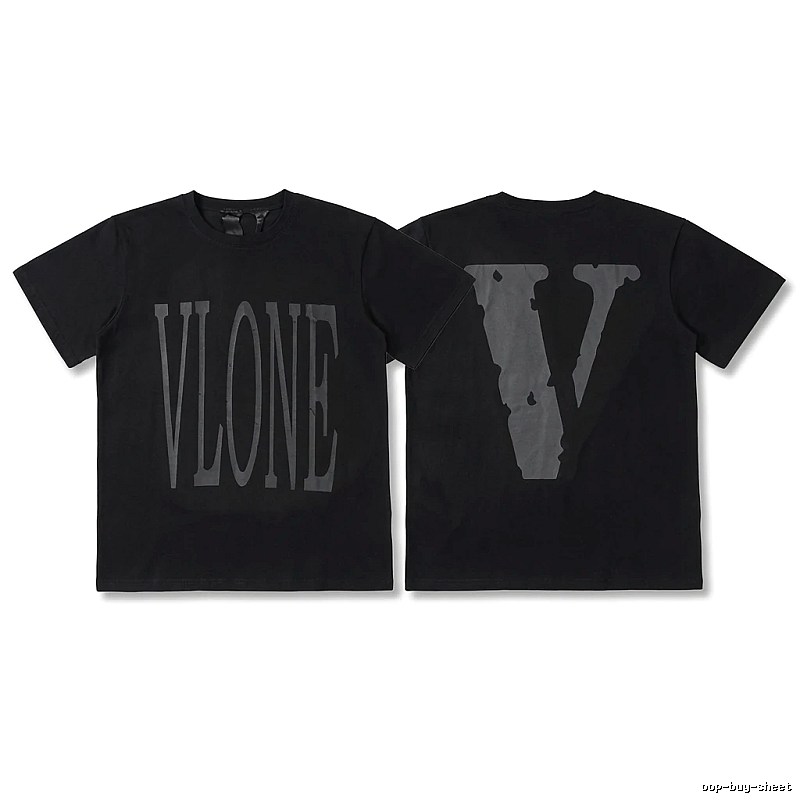 Vlone minimalist style black T-shirt